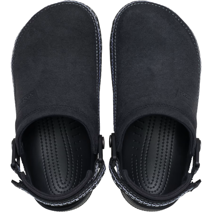 CROCS Suede Stitch Clog black