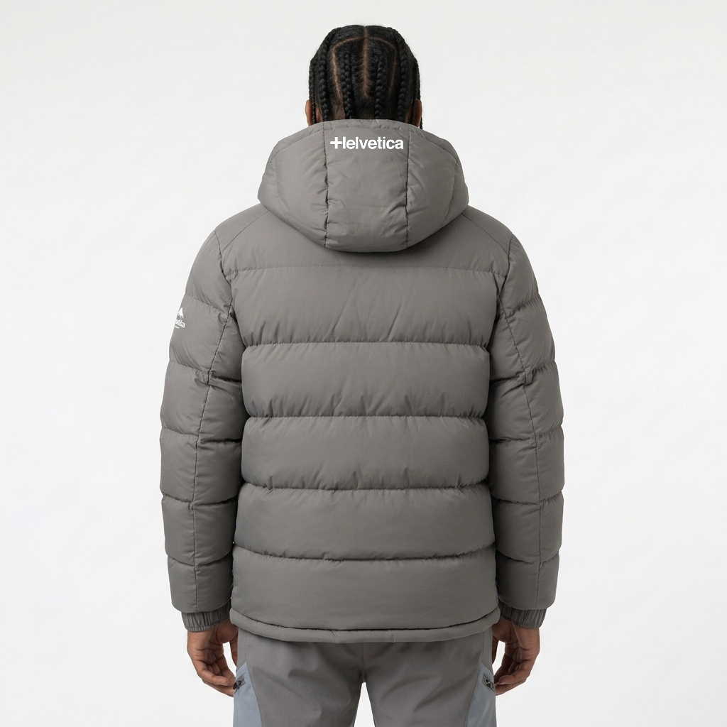 DOUDOUNE HELVETICA ARTIC GRISE