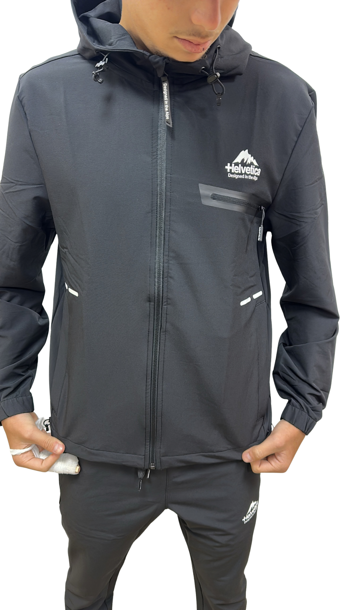 VESTE HELVETICA OTTAWA 04 BLACK