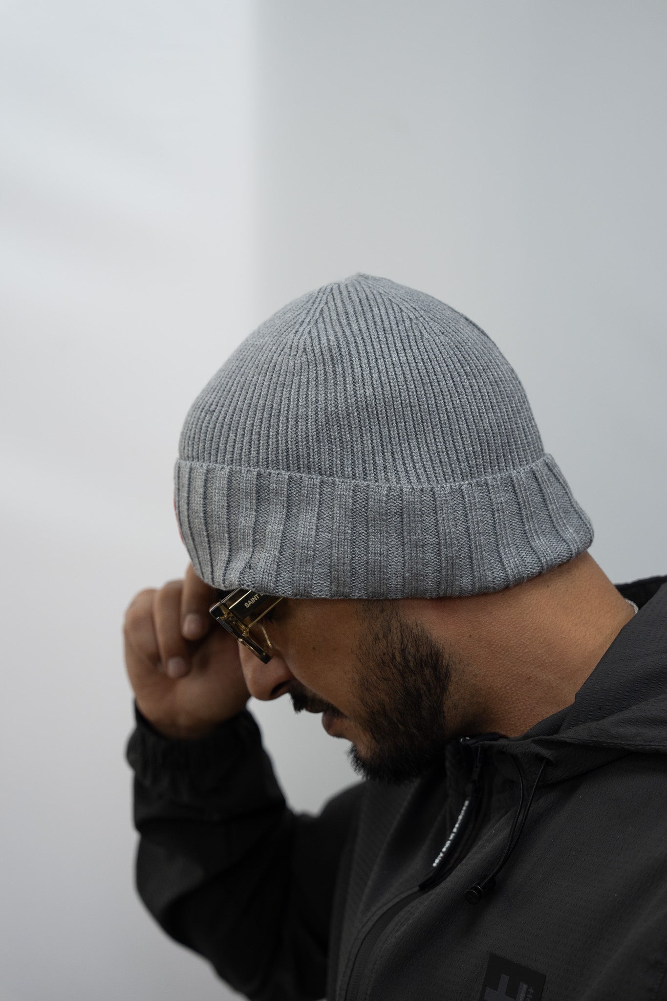 Bonnet paragoose gris claire