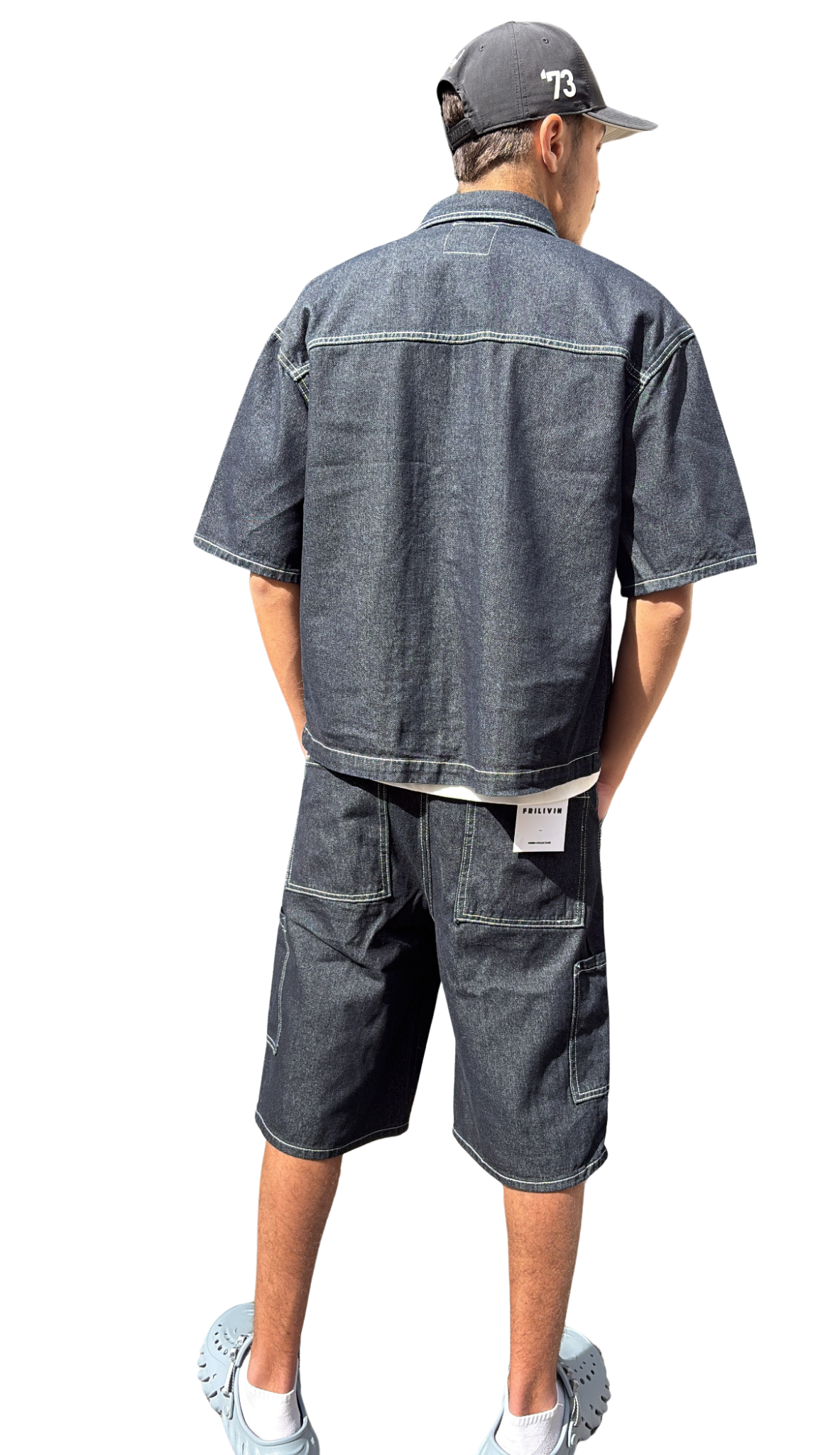 ENSEMBLE FRILIVIN CHEMISE + SHORT