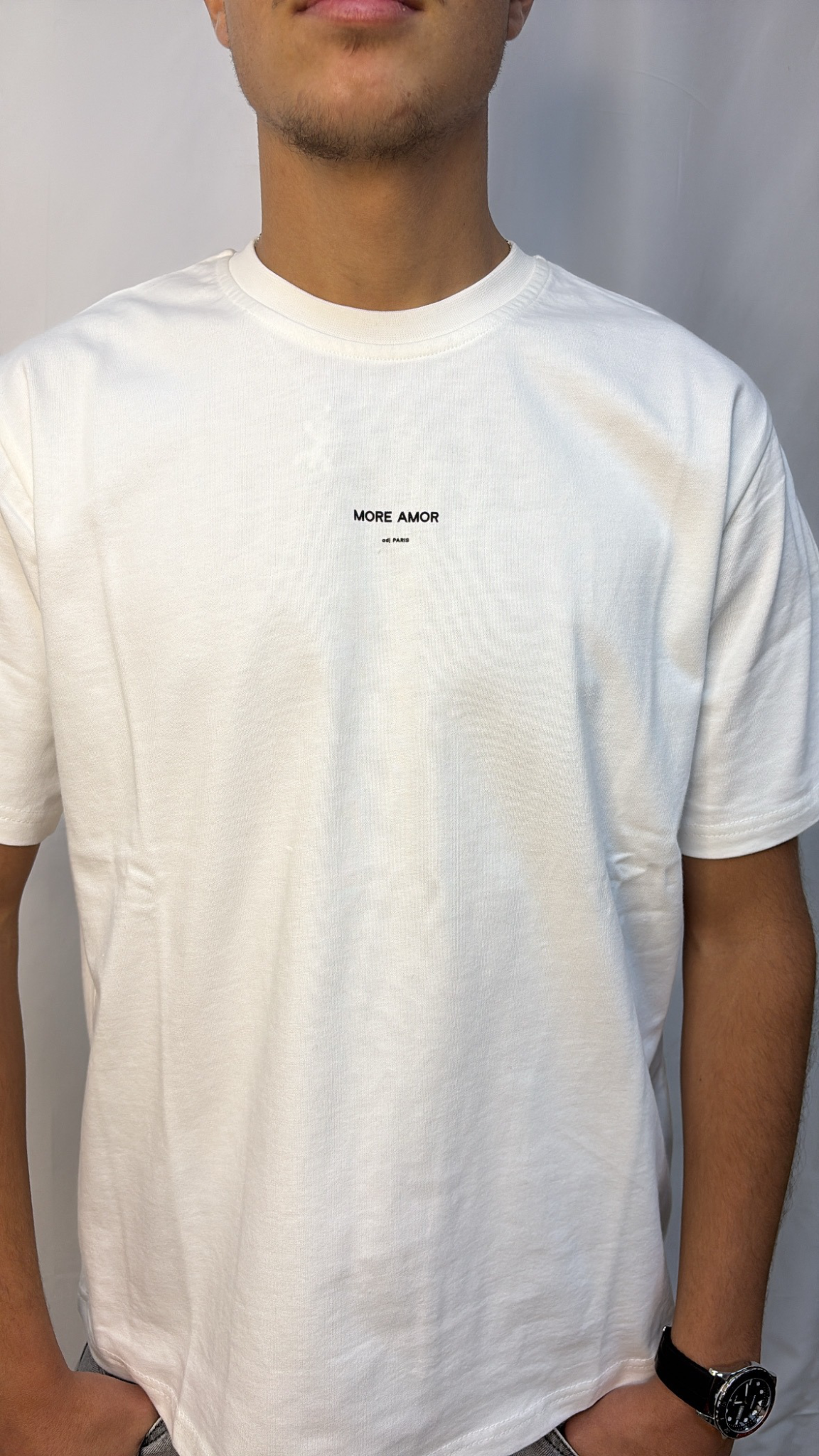 T-SHIRT ADJ BLANC