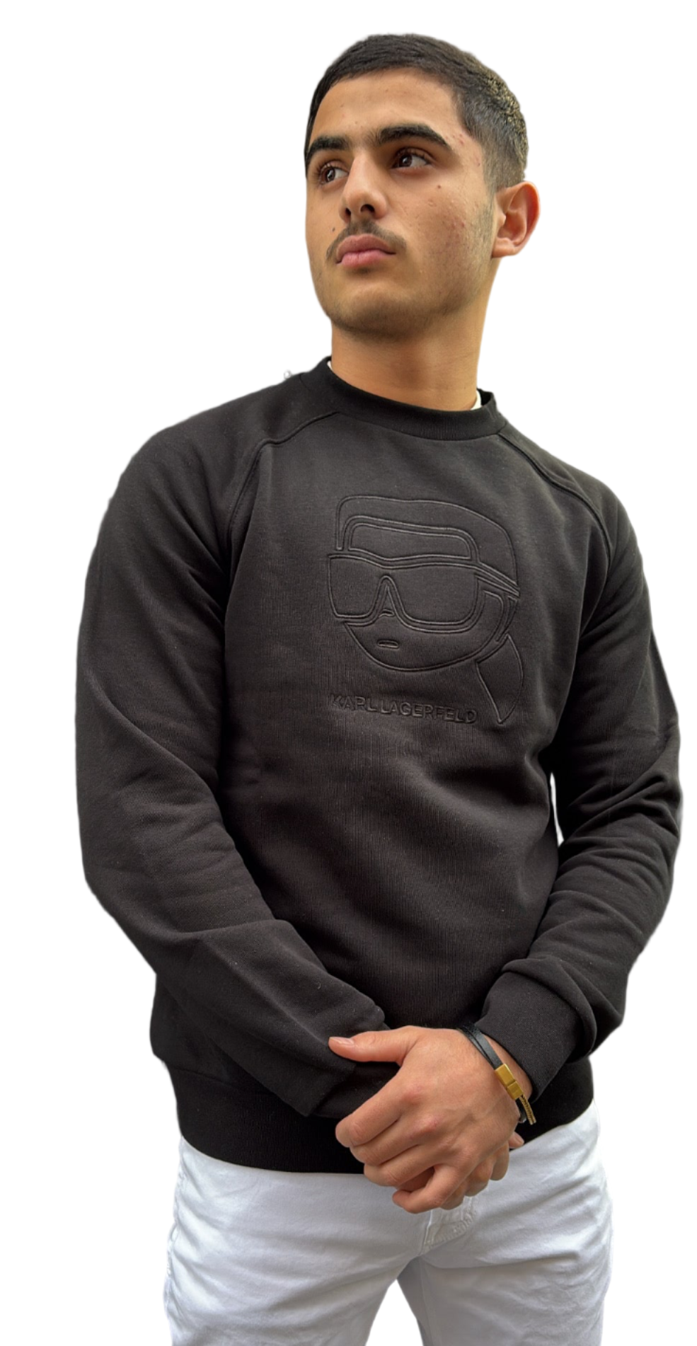 SWEAT NOIR - KARL LAGERFELD