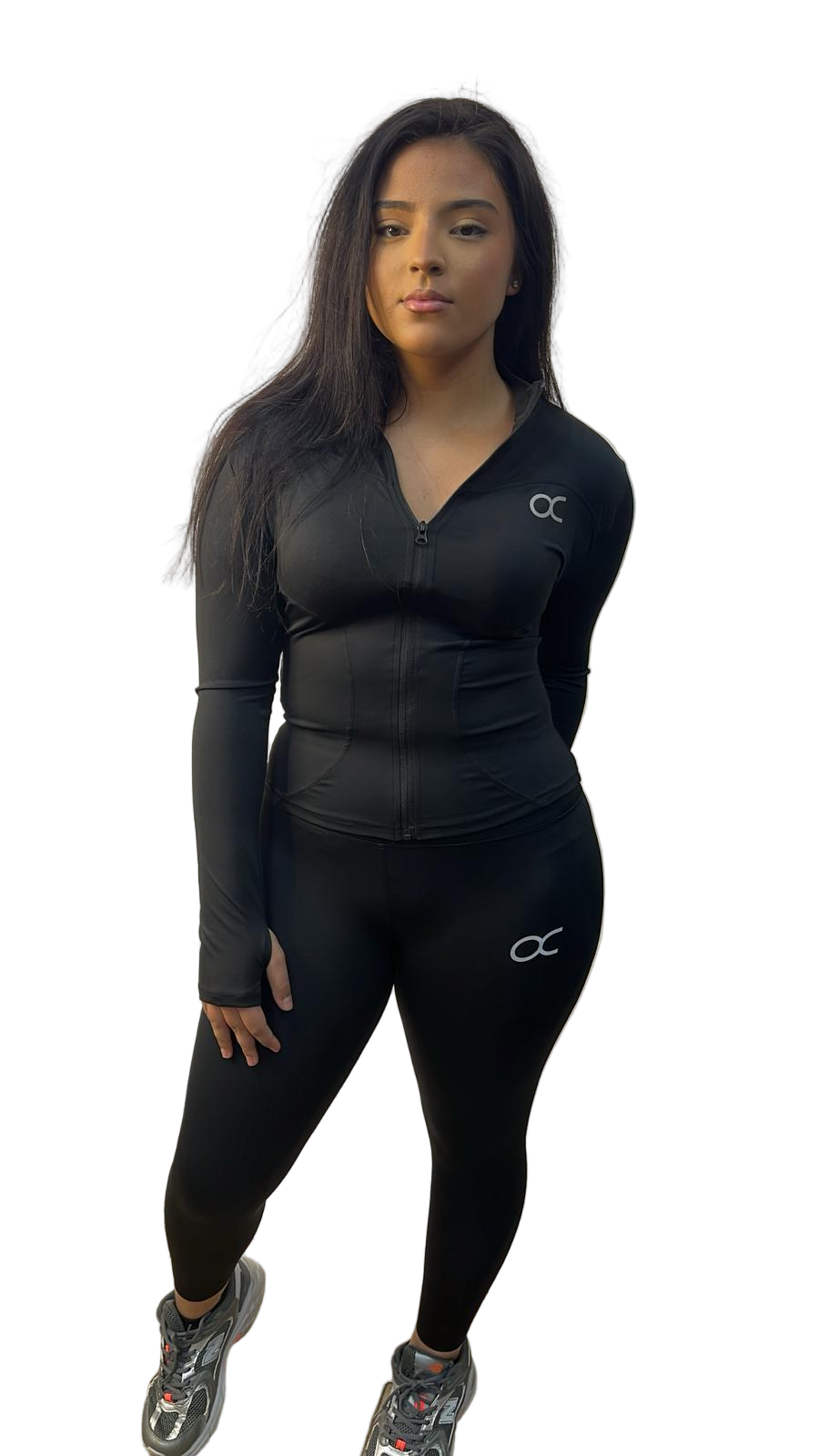 Ensemble legging zipe OCTA noir