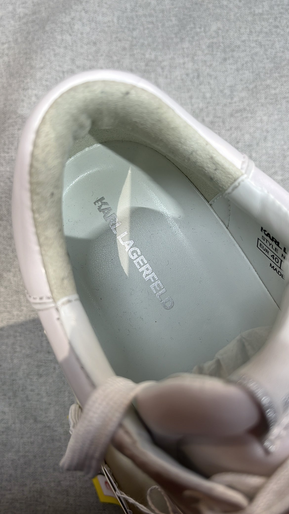 BASKETS KARL LAGARFELD blanche