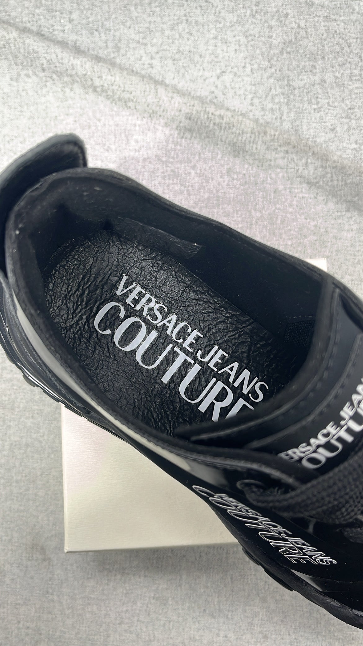 BASKETS VERSACE JEANS COUTURE noir