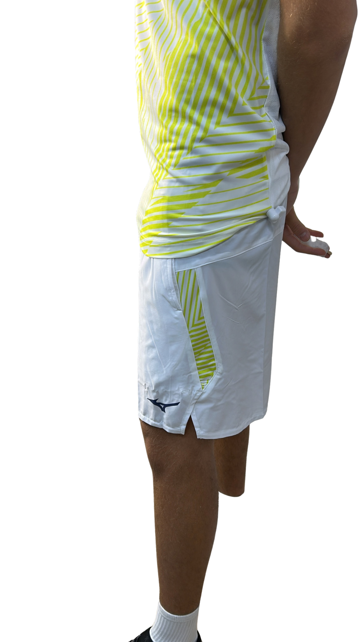 Short MIZUNO couleur Black/Yellow