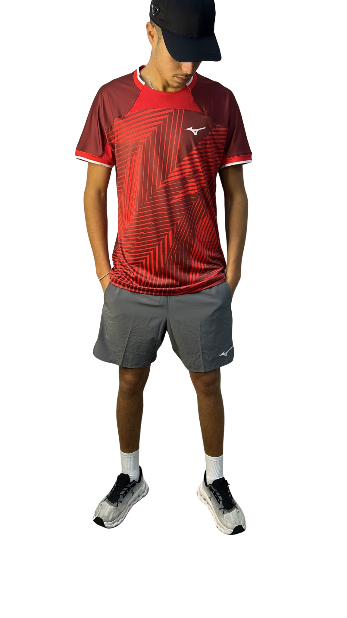 T-shirt MIZUNO couleur Sun Dried Tomato