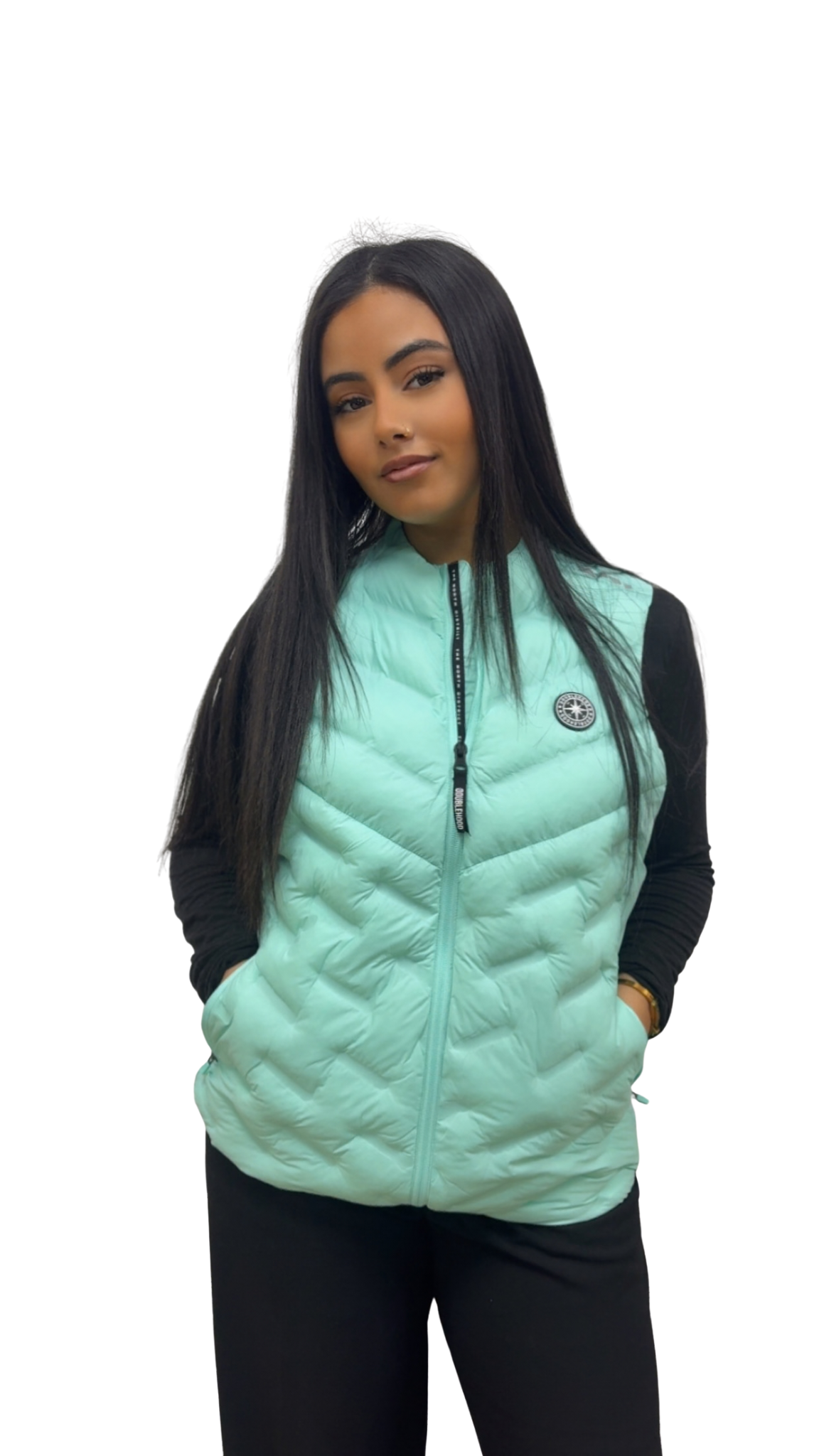 VESTE DOUBLEHOOD sans manches TOD 02 JADE