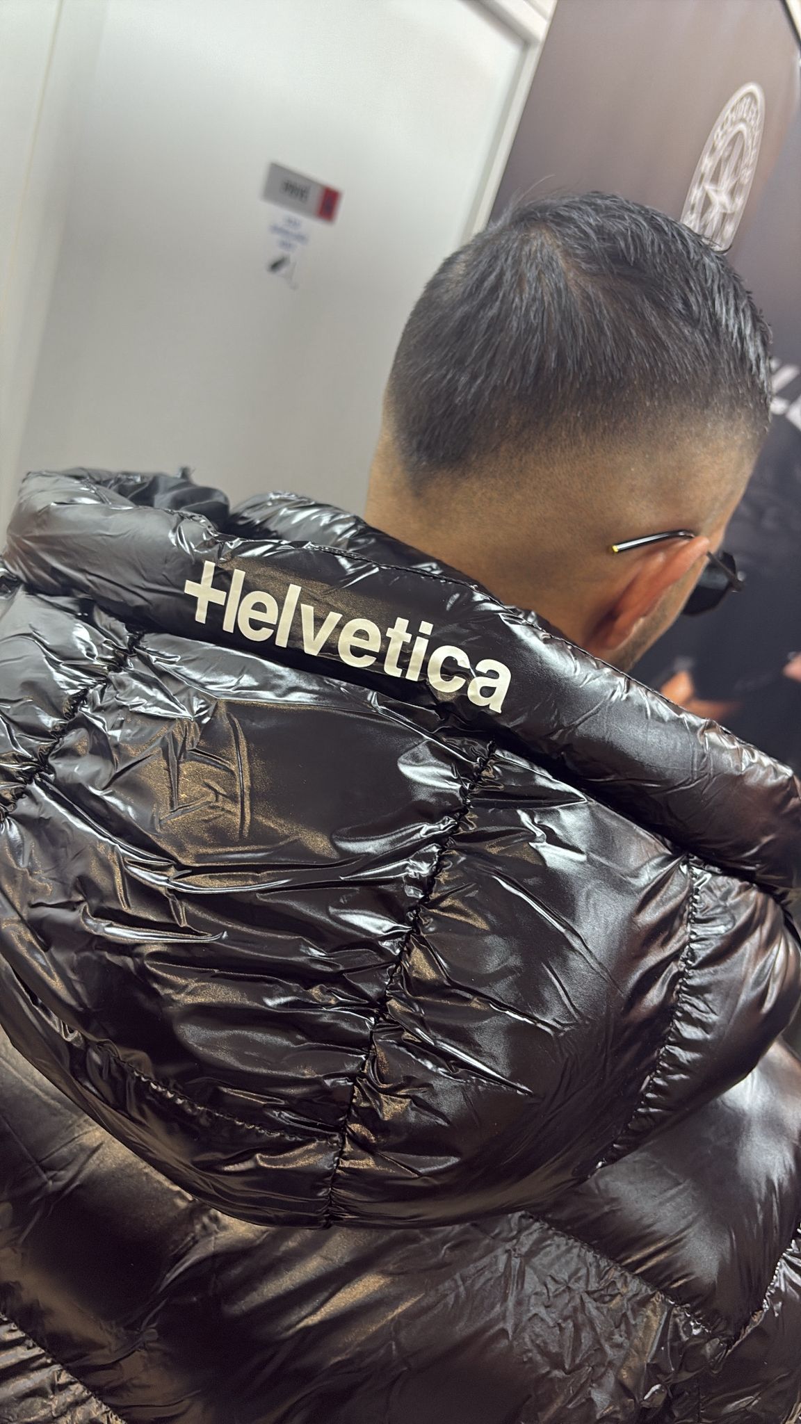 COSMOS NOIR Doudoune Helvetica - HOMME