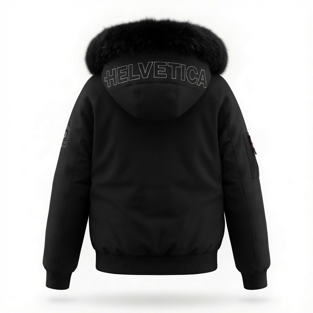 HELVETICA WILSON FOURRURE
BLACK ( cagoule intégré ) 2026