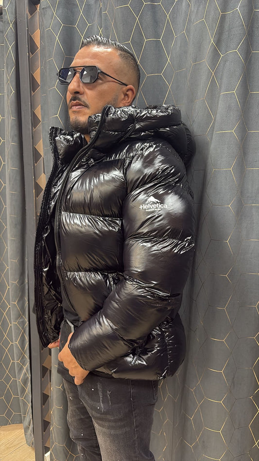 COSMOS NOIR Doudoune Helvetica - HOMME