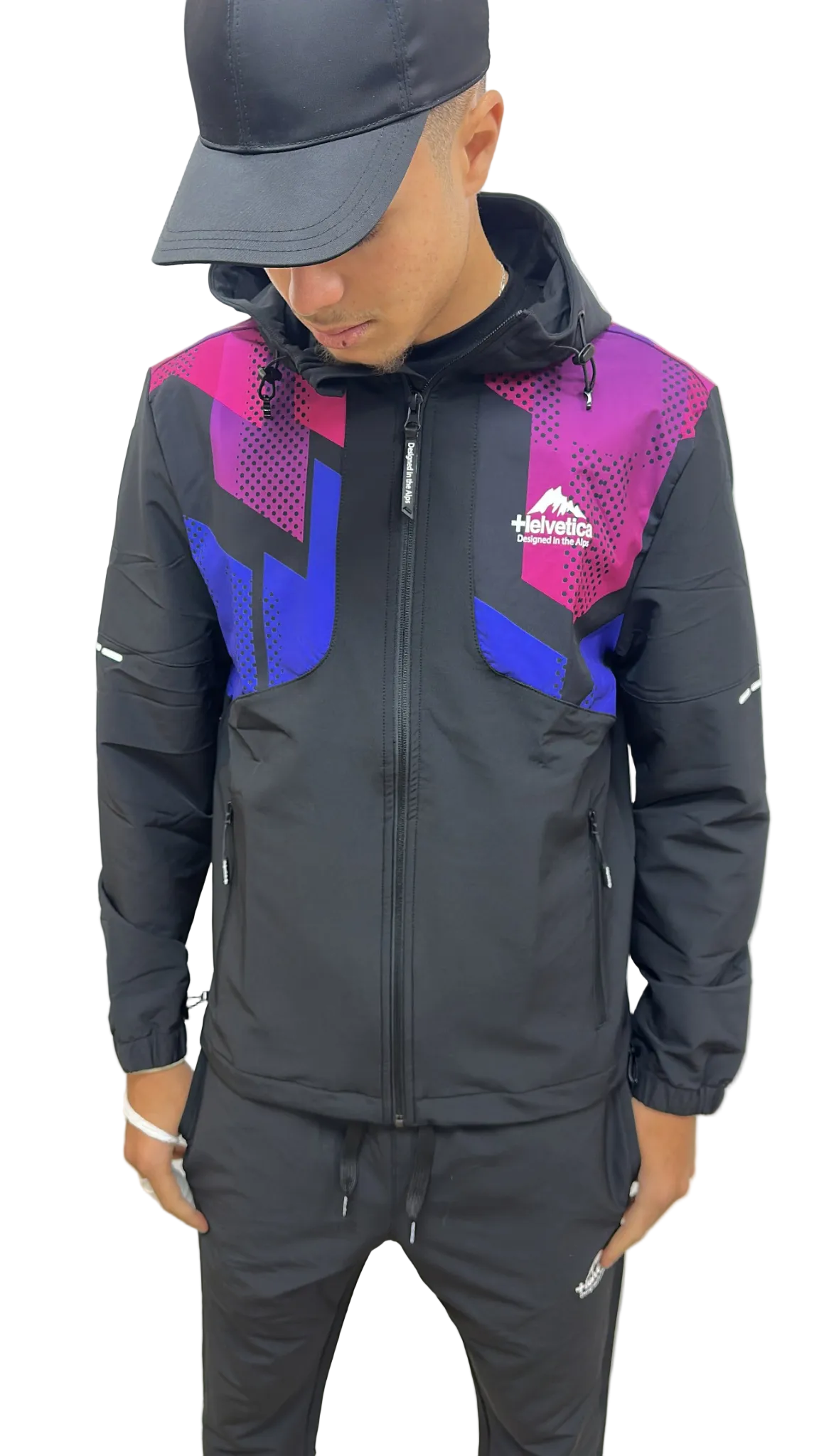 VESTE HELVETICA DENIS 04 BLACK