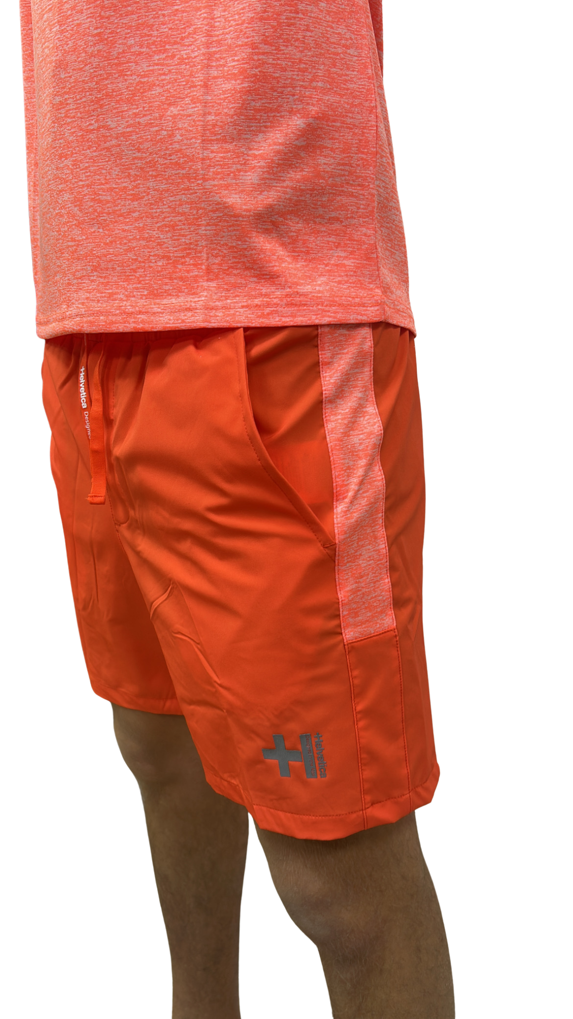T-SHIRT HELVETICA USAIN 19 ORANGE
