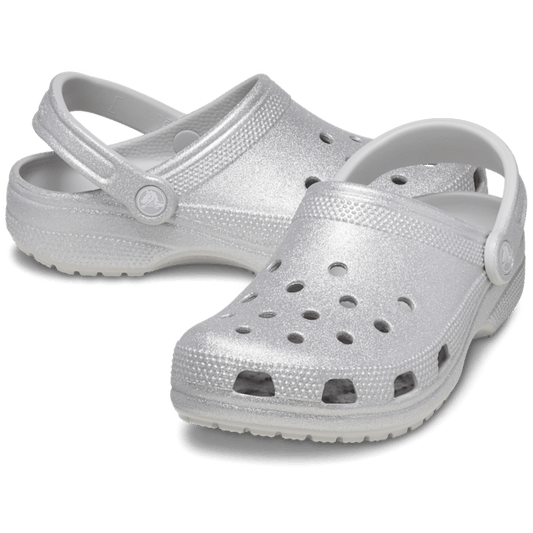 CROCS Classic Glitter Clog Coloris Silver Glitter