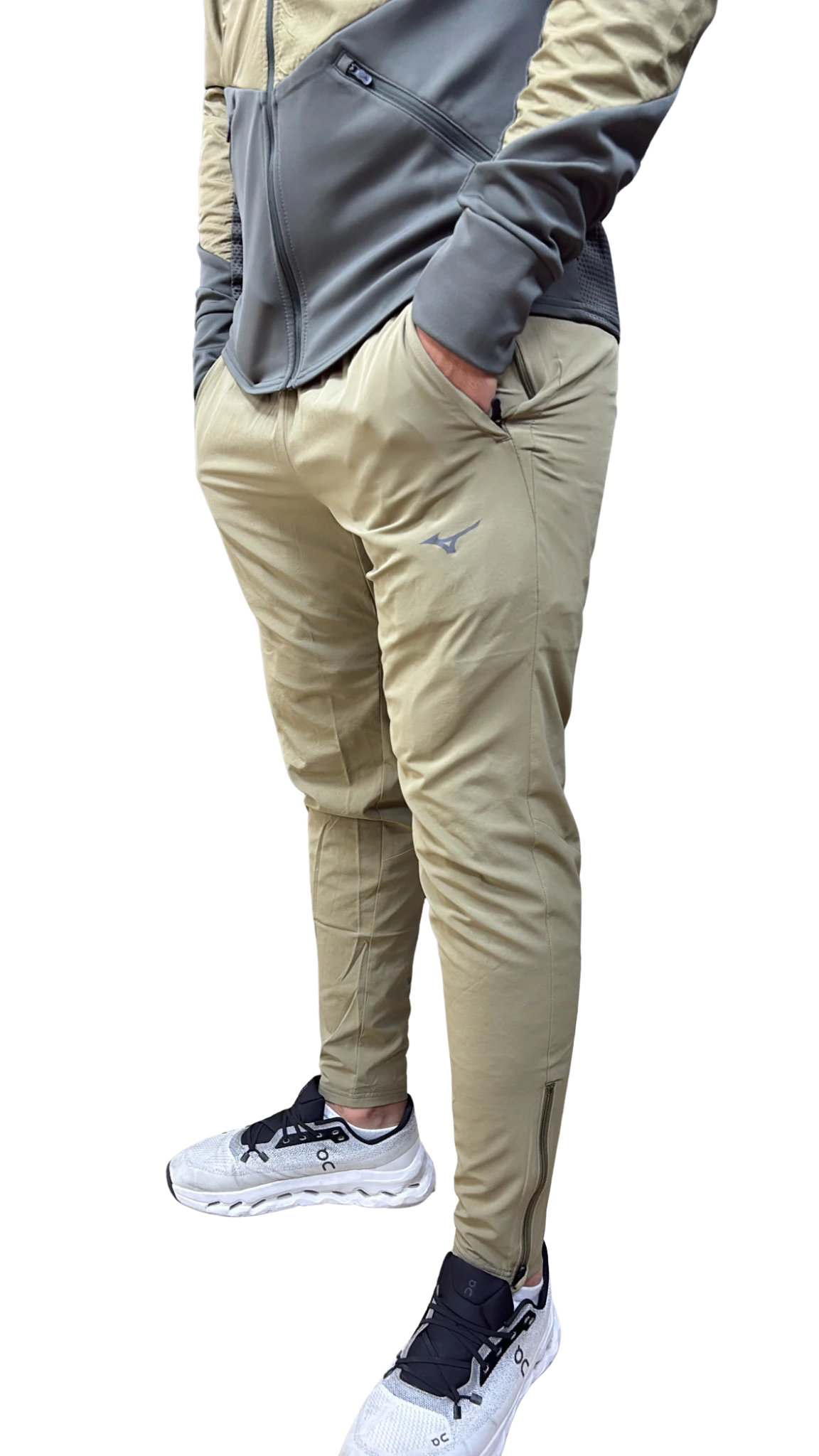 PANTALON MIZUNO RUNNING KAKI