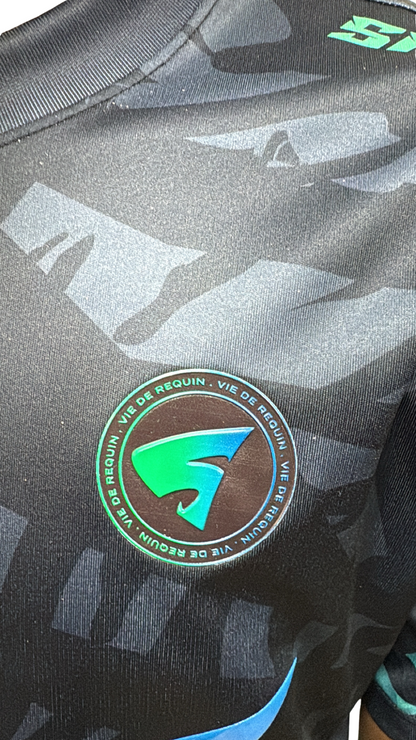 T-SHIRT SHARK LIFE AQUA