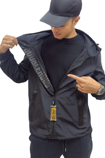 GILET DOUBLEHOOD ONIX 04 BLACK