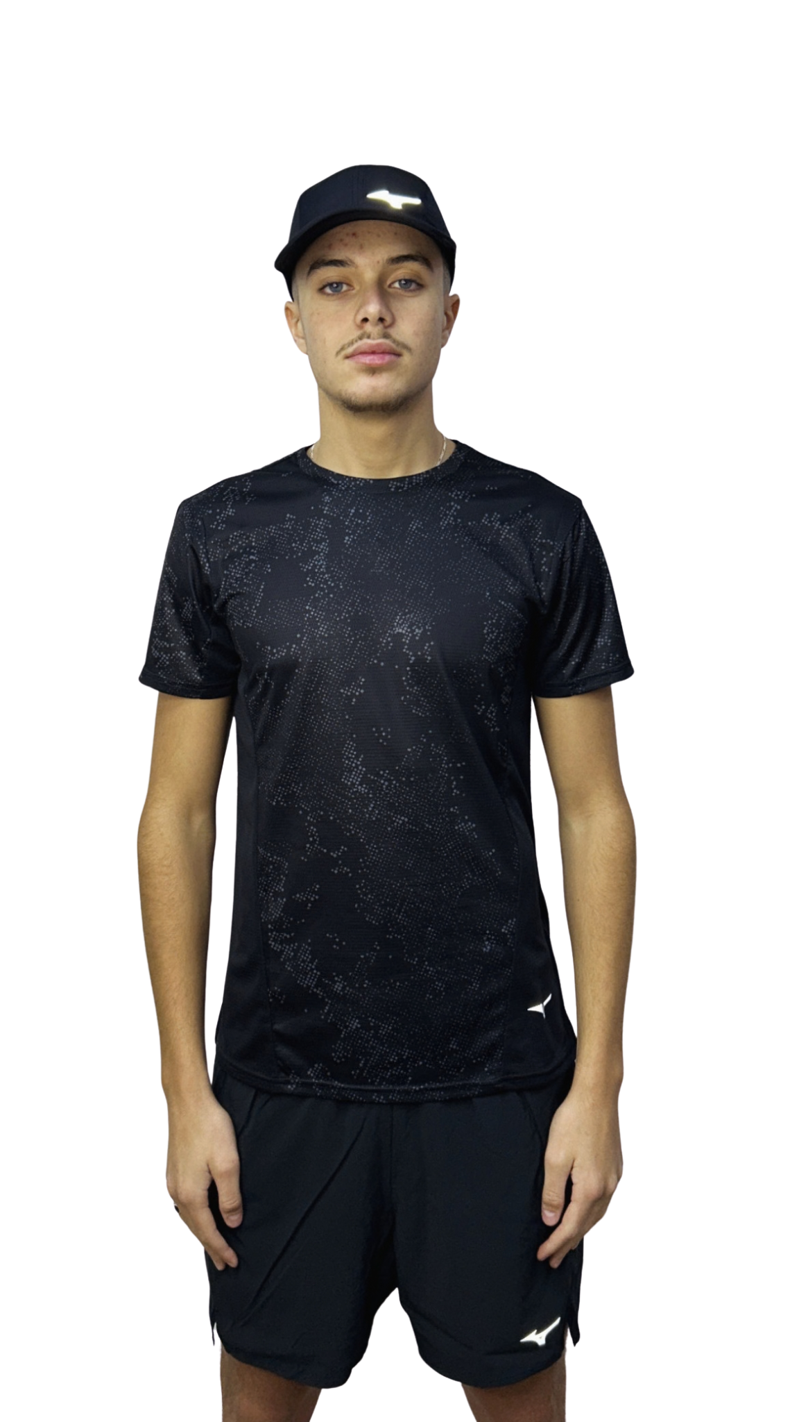 T-SHIRT MIZUNO BLACK / GRAY