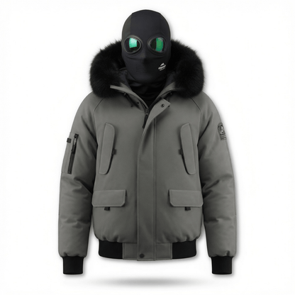 HELVETICA WILSON FEMME GRISE 2026 (Cagoule intégrée)
