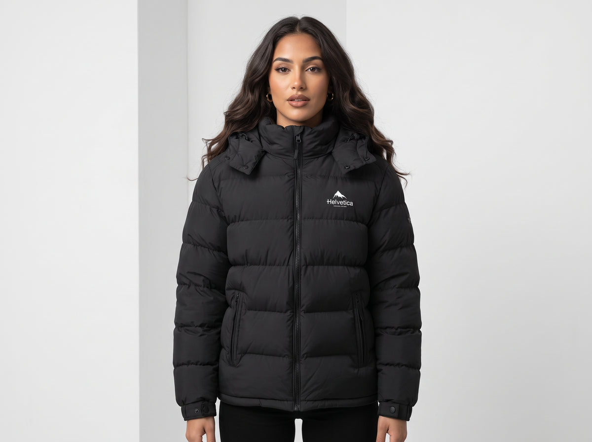 DOUDOUNE HELVETICA ARTIC NOIR