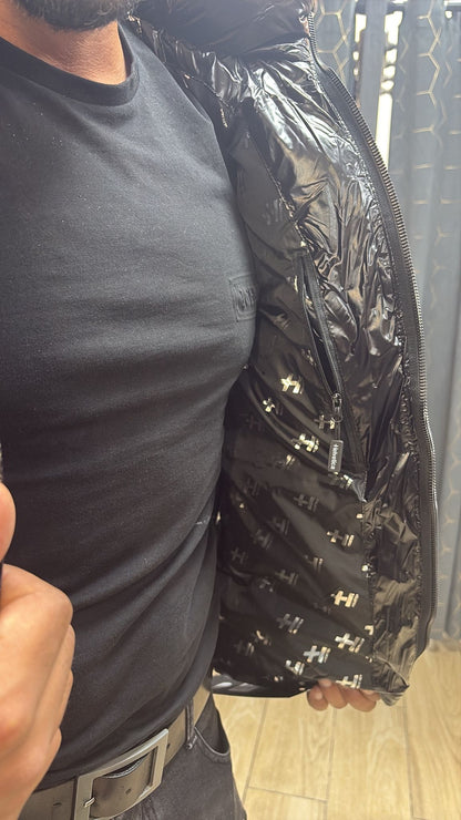 COSMOS NOIR Doudoune Helvetica - HOMME