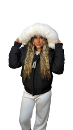 DOUDOUNE DOUBLEHOOD MACADAM V2 01 – BLACK SUPREM