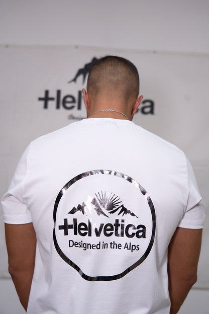 HELVETICA 12MADDOX T-SHIRT WHITE/BLACK