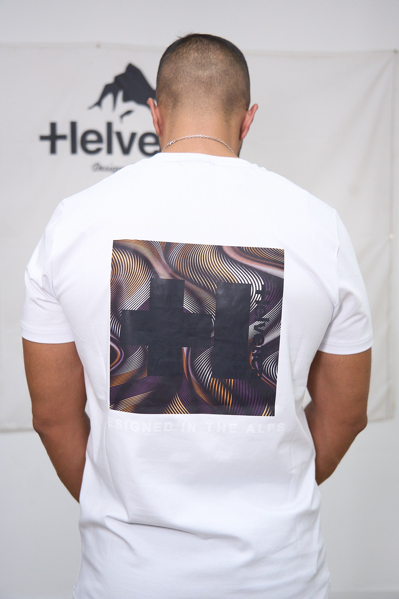 HELVETICA 12MADDOX T-SHIRT WHITE/BLACK