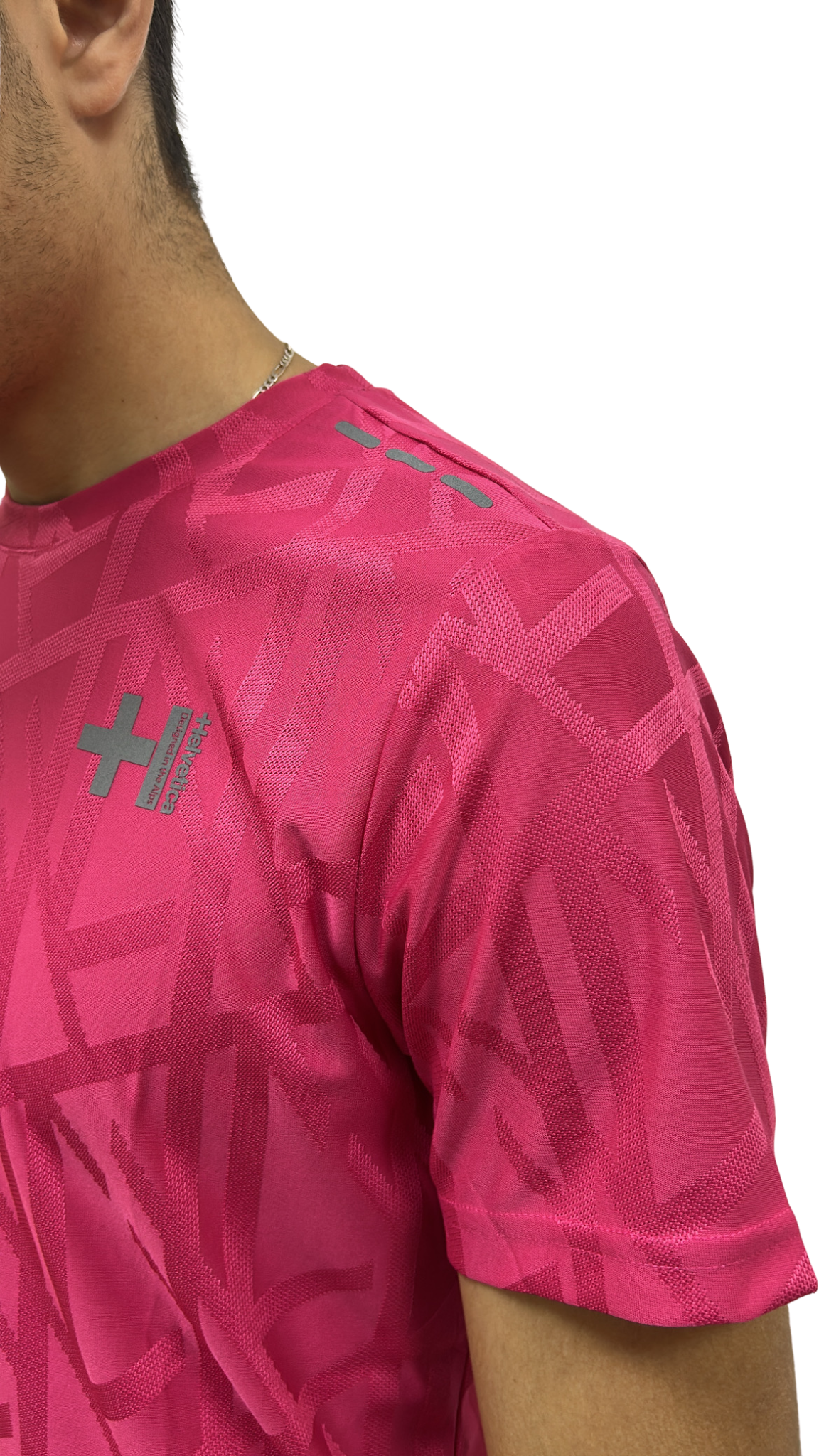 T-SHIRT HELVETICA BOLT 12 PINK