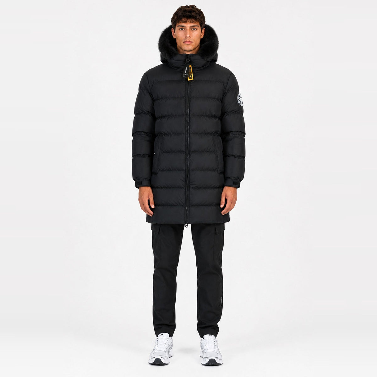 DOUDOUNE LONGUE DOUBLEHOOD EVEREST 01-BLACK