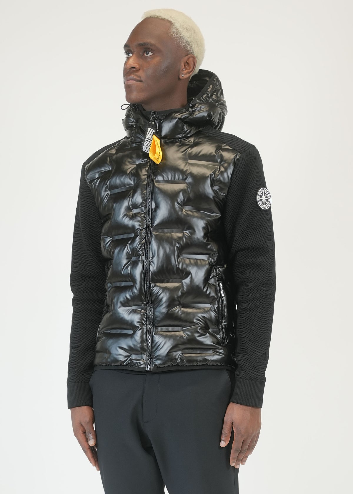 DOUDOUNE SANS-MANCHE DOUBLEHOOD ISLAND-01 BLACK