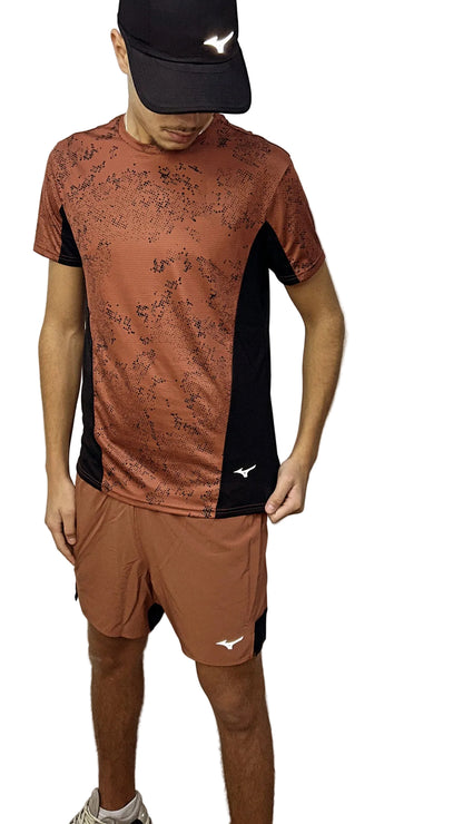 T-SHIRT MIZUNO COPPER BROWN