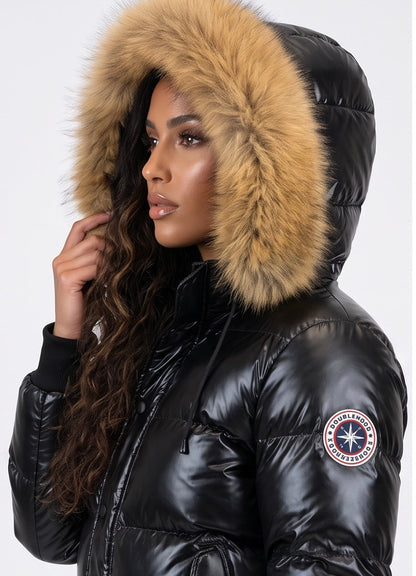 DOUDOUNE DOUBLEHOOD COMET 01 fourrure beige