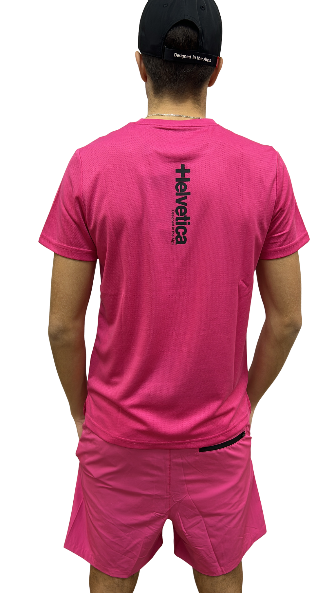 T-SHIRT HELVETICA LEWIS 33 PINK