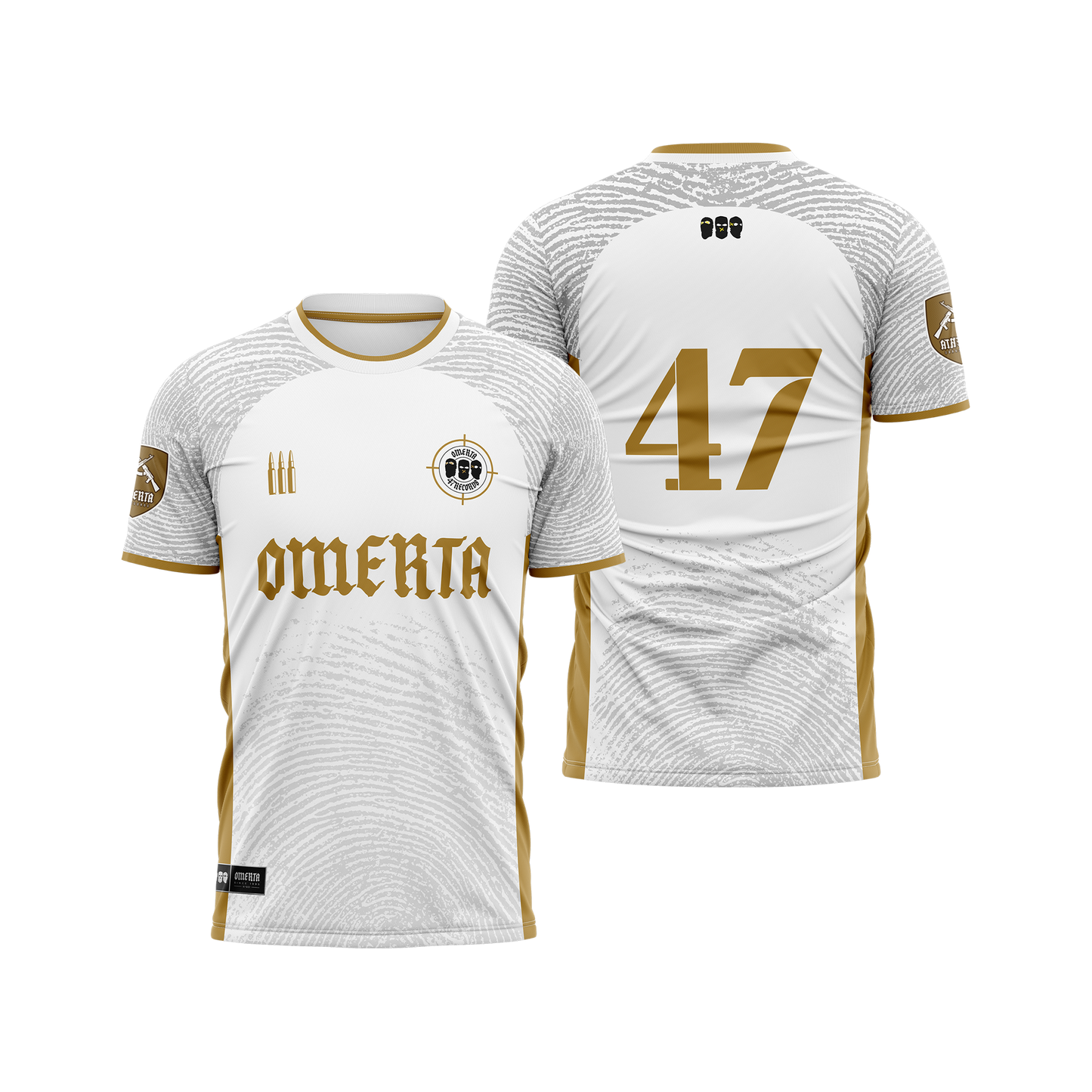 T-SHIRT OMERTA BLANC