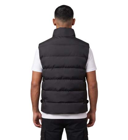 DOUDOUNE DOUBLEHOOD SANS-MANCHES ALPHA 02 BLACK