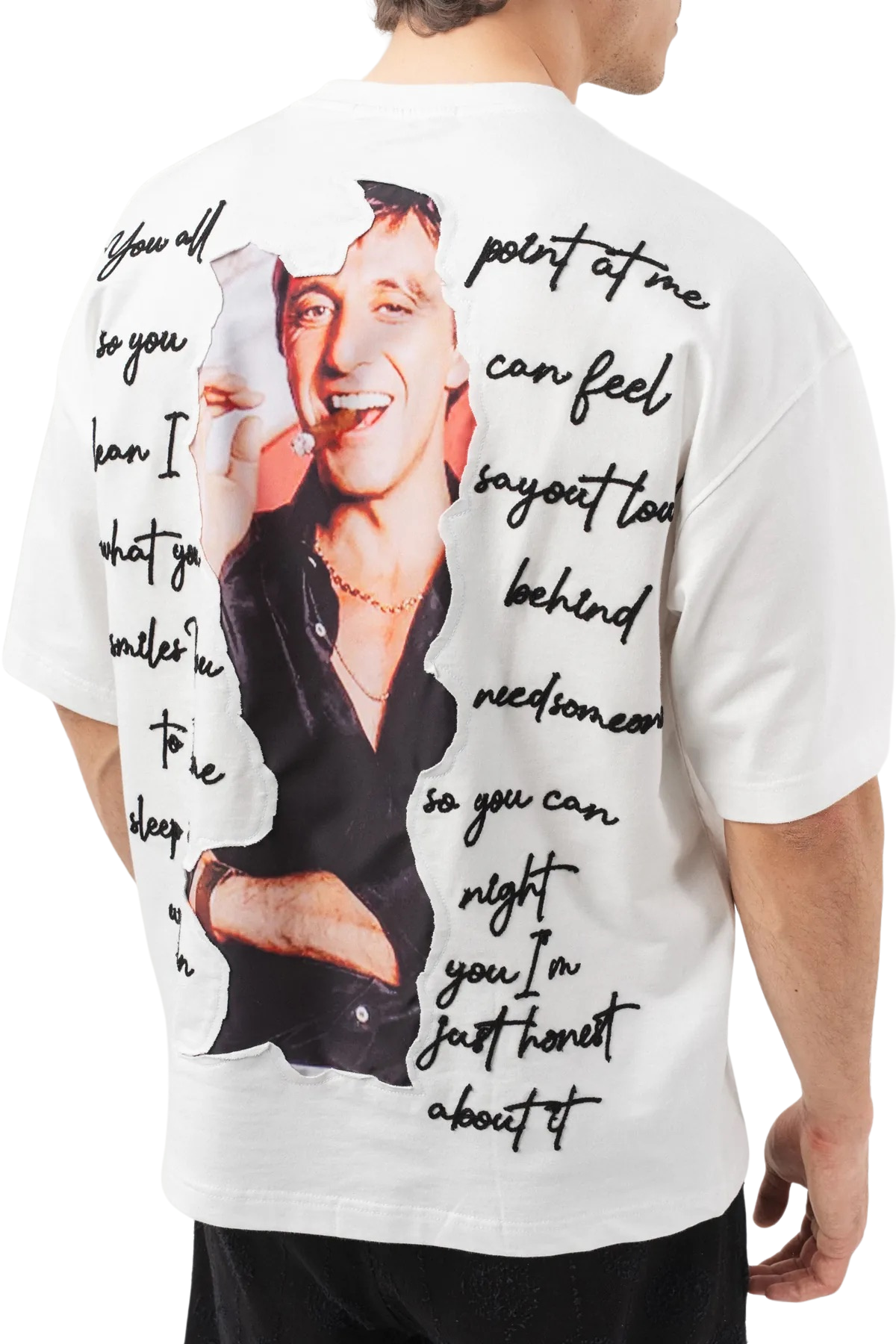 T-shirt SCARFACE blanc