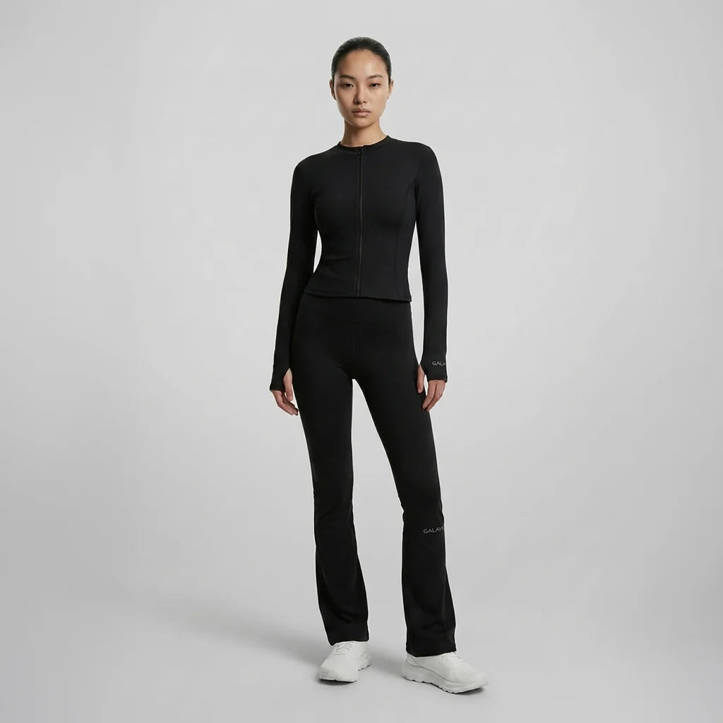 VESTE ZIPÉE GALAYA NOIR