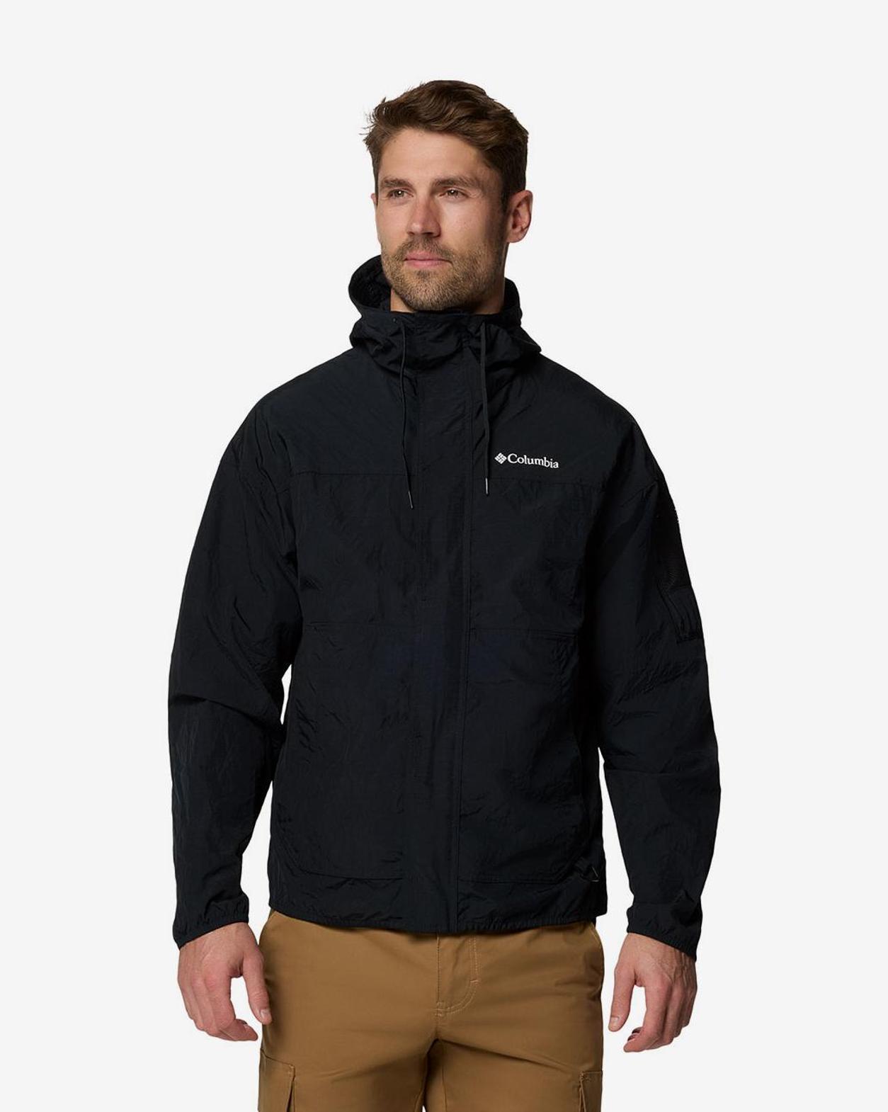 GILET COLUMBIA NOIR à capuche