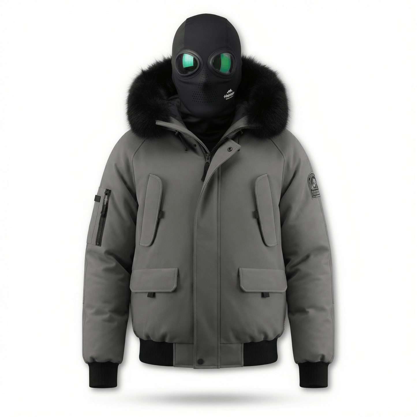 HELVETICA WILSON GRISE 2026 (Cagoule intégrée)