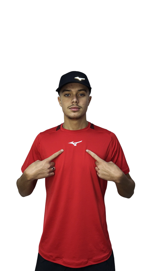 T-SHIRT MIZUNO FIERY RED