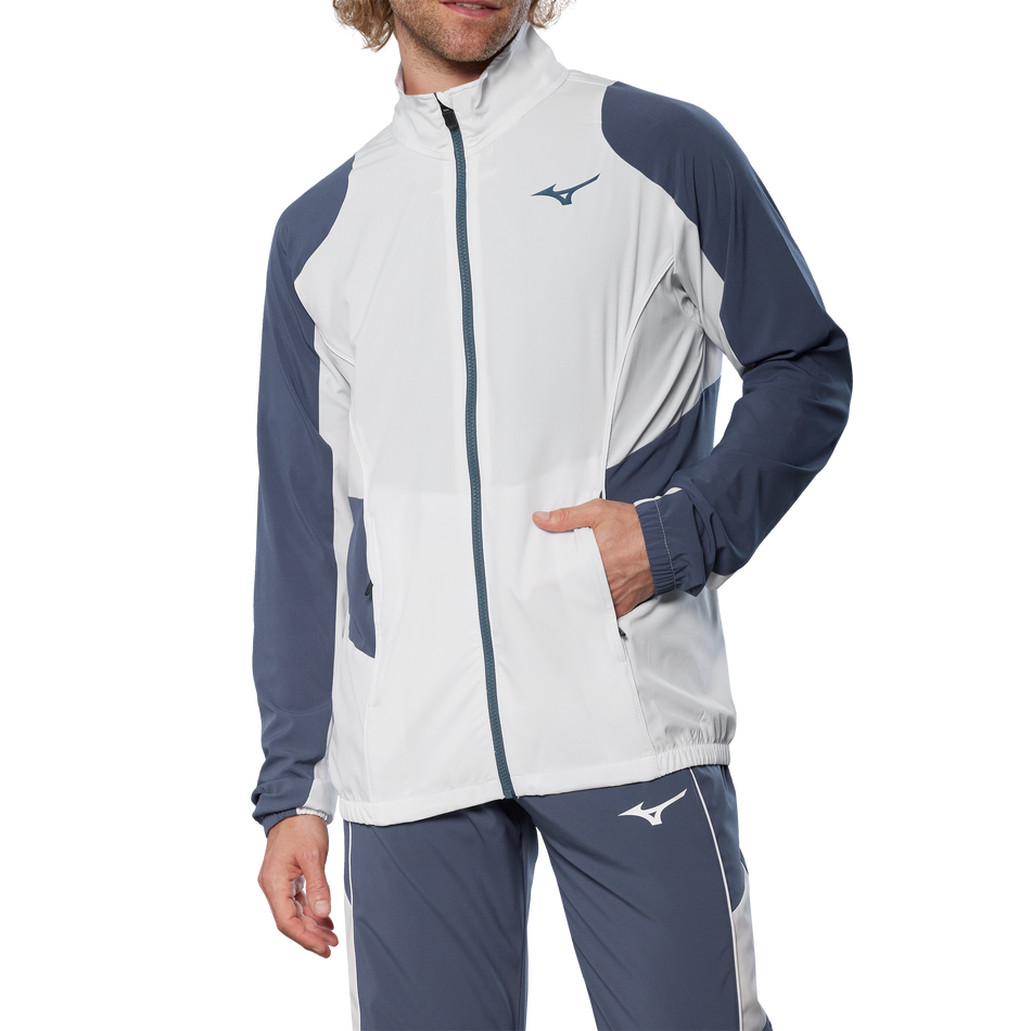 GILET MIZUNO BLEU/BLANC