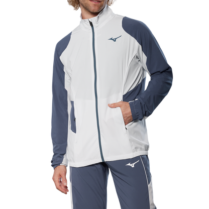 GILET MIZUNO BLEU/BLANC