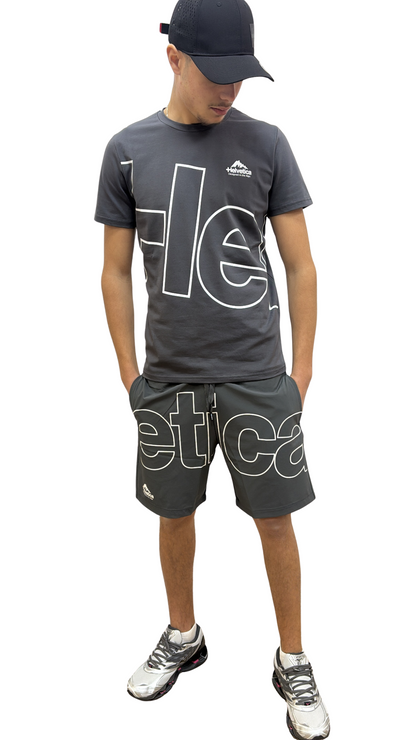 SHORT HELVETICA ATLAS DARK GREY