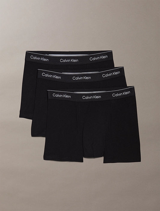 Lot De 3 Boxers CALVIN KLEIN Relaxed Avec Pinces - Icon Cotton Stretch