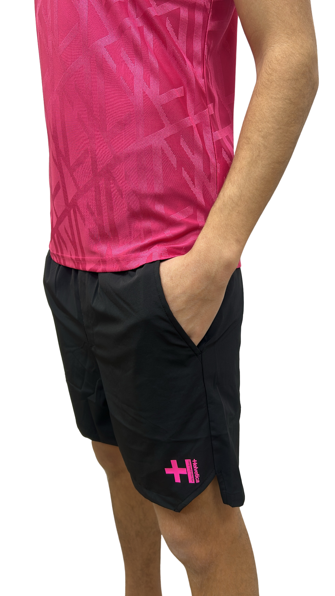 SHORT HELVETICA BOLT 19 PINK