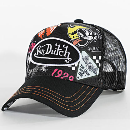 CASQUETTE VON DUTCH TRUCKER PRINT ET PATCH