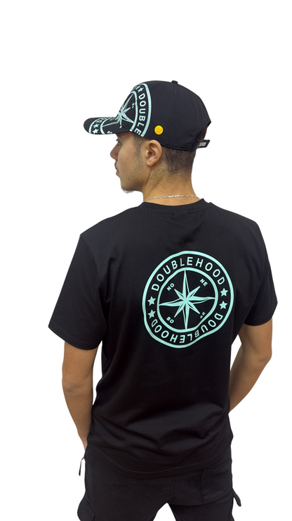 T-SHIRT DOUBLEHOOD STRID 12 JADE BLACK