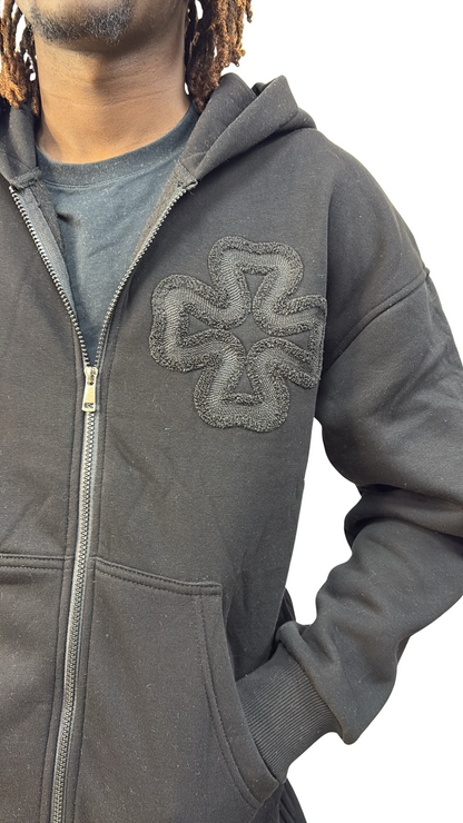 ENSEMBLE IKAO TRÈFLE NOIR